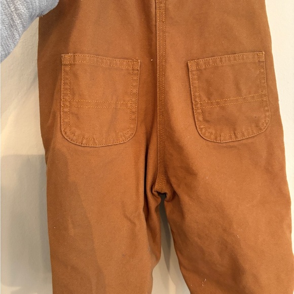 NWOT Carhartt Kids Flannel Lined Winter Overalls - Picture 4 of 5